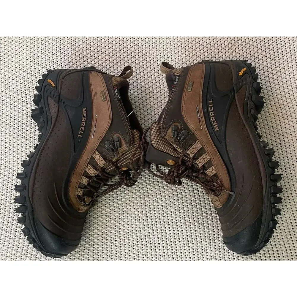 Merrell Continuum Women’s Hiking snowmotion 6 Waterproof size 8 Chocolate